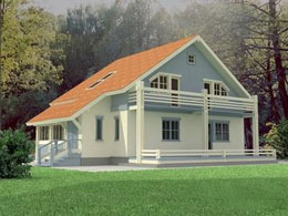 Каркасное строительство дачных домов с использованием бруса